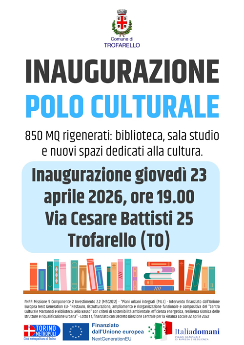 Inaugurazione nuovo Polo Culturale