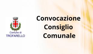 Convocazione del Consiglio Comunale