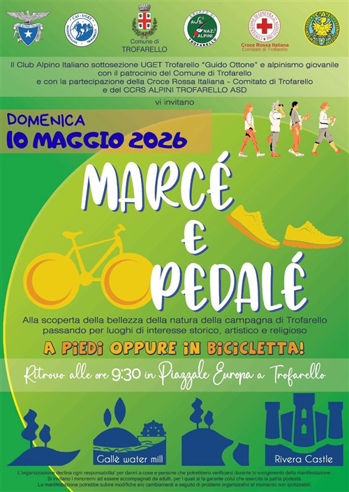 Marcé e Pedalé  domenica 10 maggio 2026
