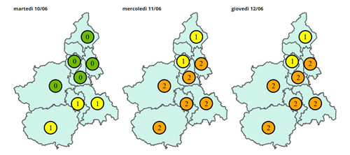 Bollettino ondate di calore