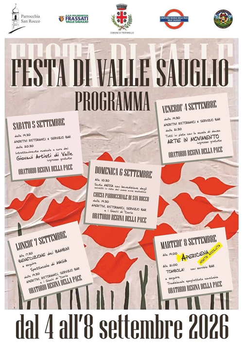 Festa di Valle Sauglio 2026